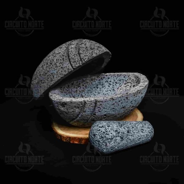 Molcajete Superbowl Doble 8" - Image 3